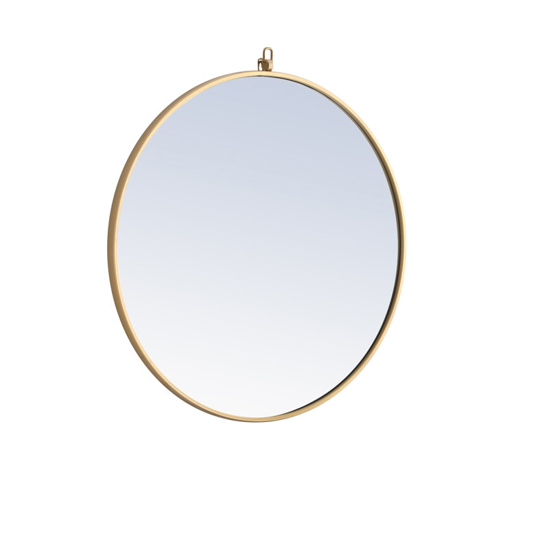 Miroir Cassie, Laiton, 21 po x 21 po