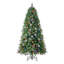 Home Heritage 7' Prelit Artificial Christmas Tree 600 LEDs, Pinecones & Glitter-414043645
