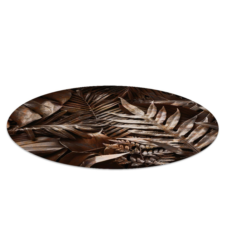 Kasan Hard Floor Straight Round Chair Mat