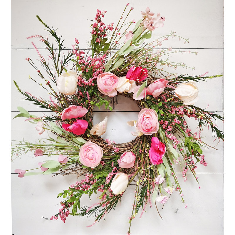 Faux Fir Silk 22'' Wreath