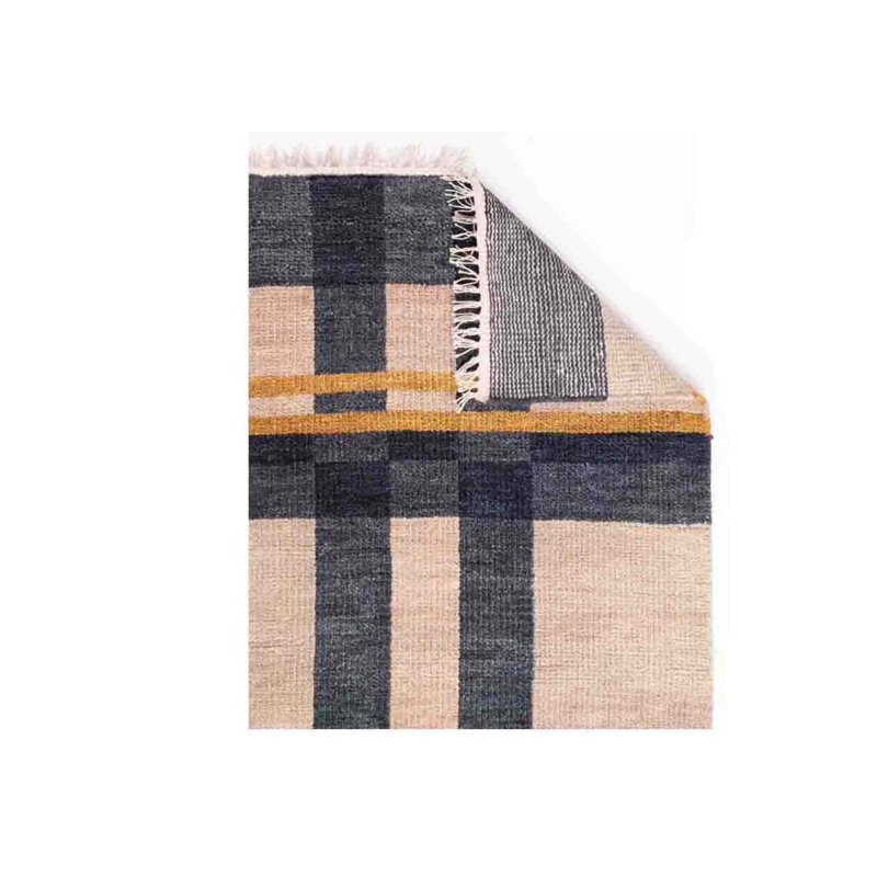 Hand Knotted Wool Area Rug, Rectangle 8' x 10'