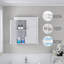 Armoire de salle de bain murale en bois massif Naylea-319554779
