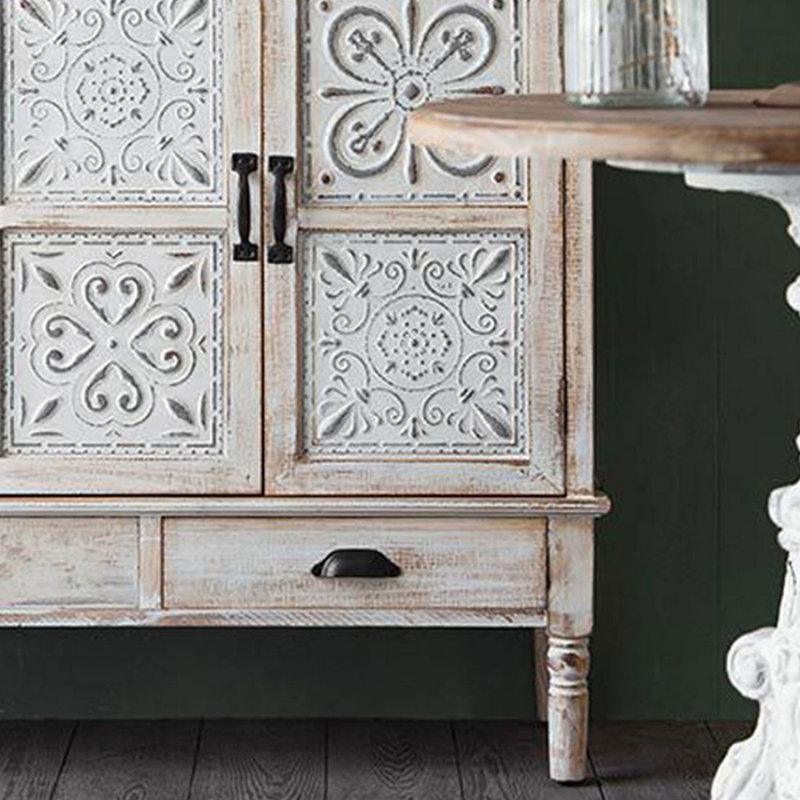 Buffet en bois manufacturé rétro, 59.06