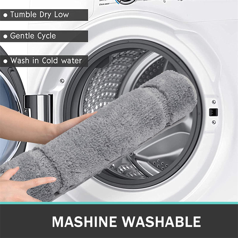 Rectangle Bath Mat, Dark Grey