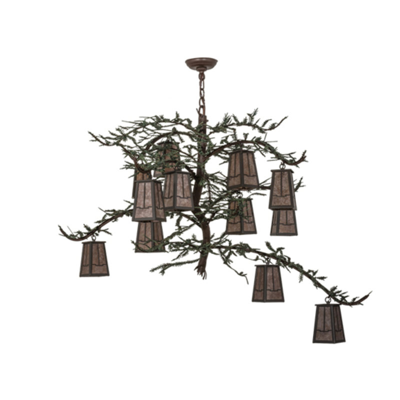 Jamire 12 - Light Dimmable Tiered Chandelier