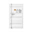 Commode 1 porte avec serrure de contenant-1415662997