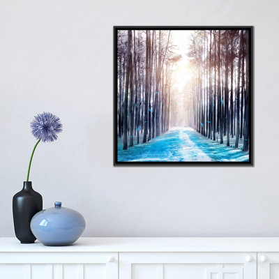 « plumes en hiver », reproduction d’impression sur toile tendue