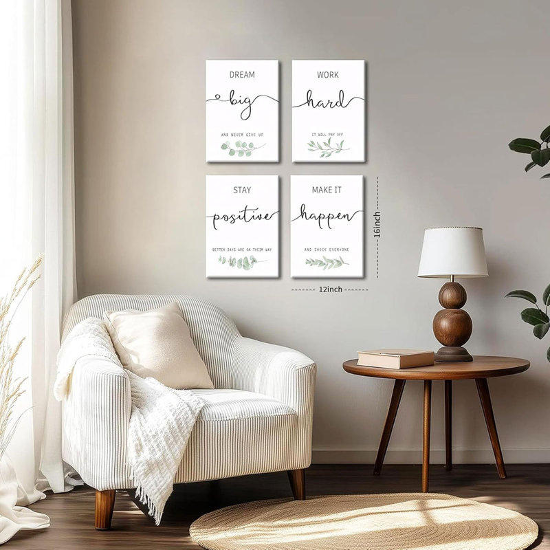4 Piece Wrapped Canvas Print