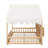 All-In-One Daybed With LED Lights, Bookshelf Storage, Fence & Dream Curtain-1981473210