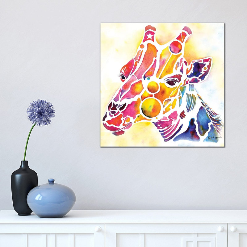 Giraffe Wildlife by Jo Lynch - Wrapped Canvas Gallery-Wrapped Canvas Giclée, 45.72cm H x 45.72cm W