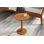 Table de bout à piédestal en bois massif