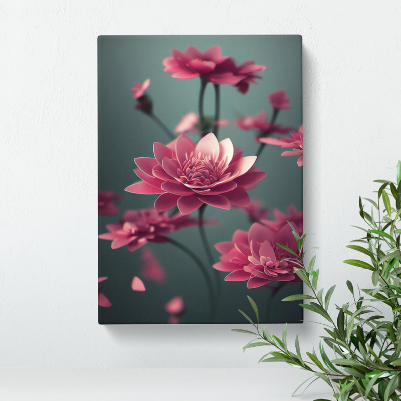 The Unreal Flowers - Wrapped Canvas, 50cm H x 35cm W x 3cm D