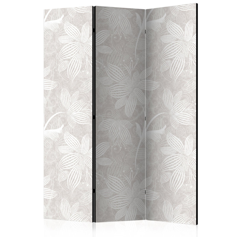 Gilyunka 135cm W x 172cm H 3 - Panel Solid Wood Folding Room Divider