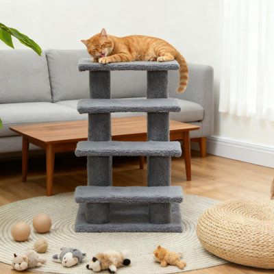 Arbre à chat avec poteau à griffer