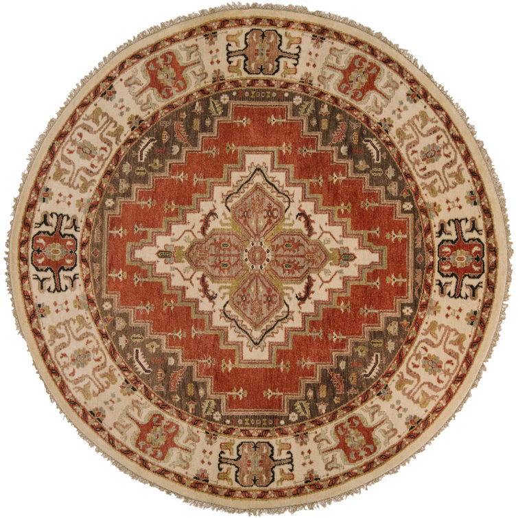 Ostrander Wool Oriental Indoor Rug