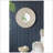 D31.3X2 Round Mirror, Wall Mounted With Muted Silver Frame For Bathroom And Living Room Decor