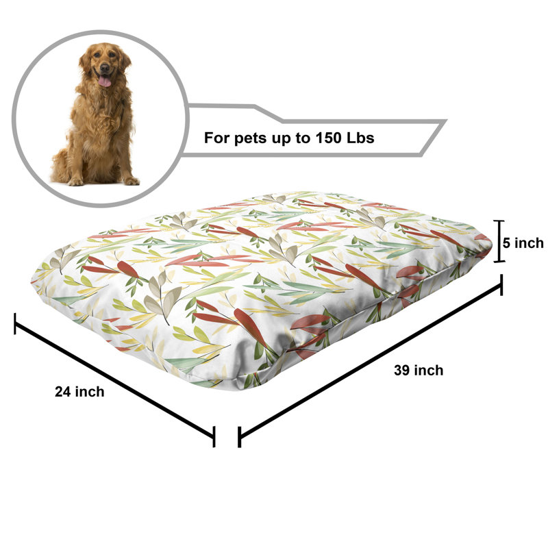 Lit pour chien Ambesonne Leaf