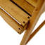 Ensemble de 2 chaises de salle à manger d'extérieur résistantes aux intempéries en bois d'acacia Adirondack-848826339