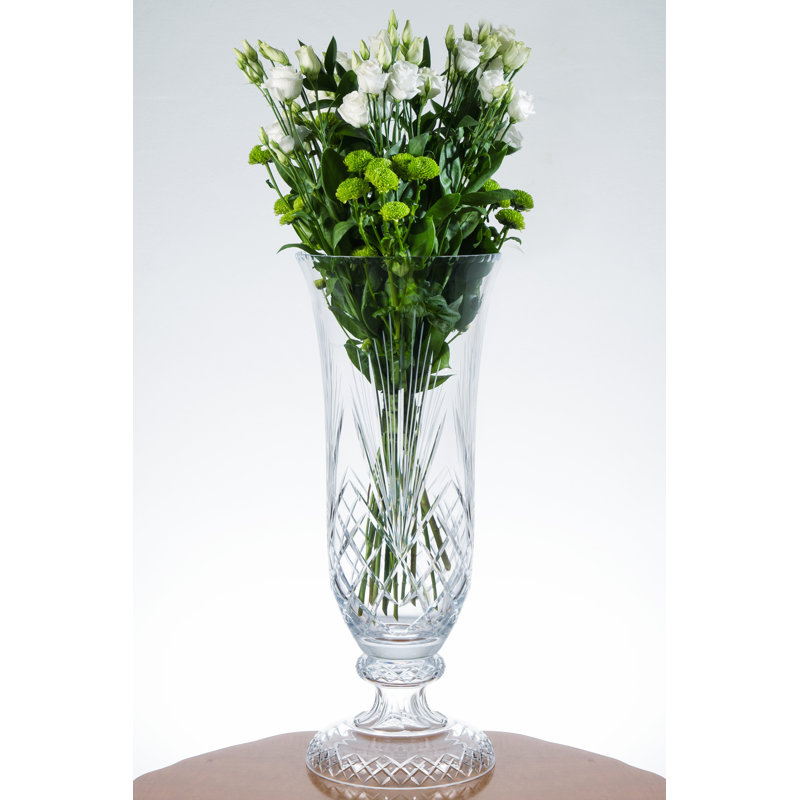Majestic Glass Table Vase, 22" H x 8.5" W x 8.5" D