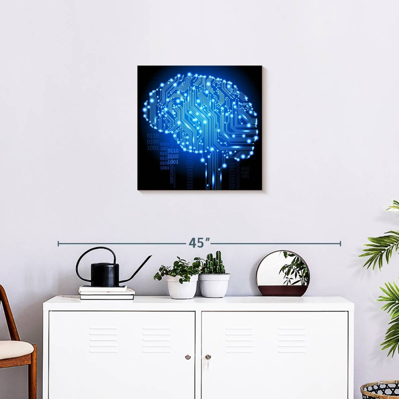 Keiri Cyborg Brain, 20" H x 20" W