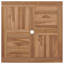 2 - Person Wood Patio Dining Set with Rectangular Table , Cushions Included