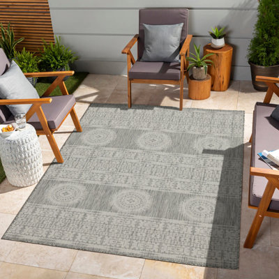 Tapis argenté intérieur / extérieur Sunshine