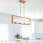 Luminaire suspendu pour îlot de cuisine 4 lumières Labonte