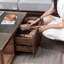 Table basse moderne simple en bois massif