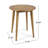 STAMFORD 27.5" Solid Acacia Wood Bistro Table, Natural Finish Outdoor Patio Side Table