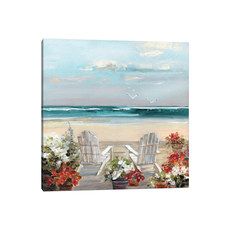 Summer Sea Breeze by Sally Swatland - Wrapped Canvas Print, 45.72 cm H x 45.72 cm W x 3.175 cm D