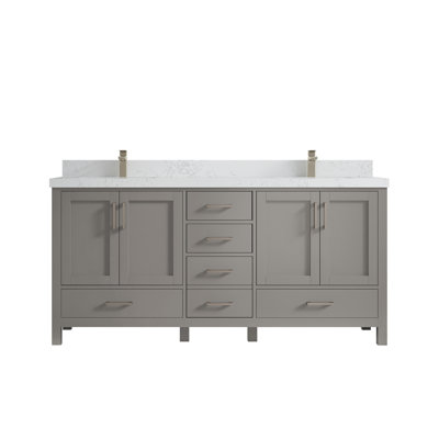 Ensemble de meuble-lavabo double 72 po Malibu