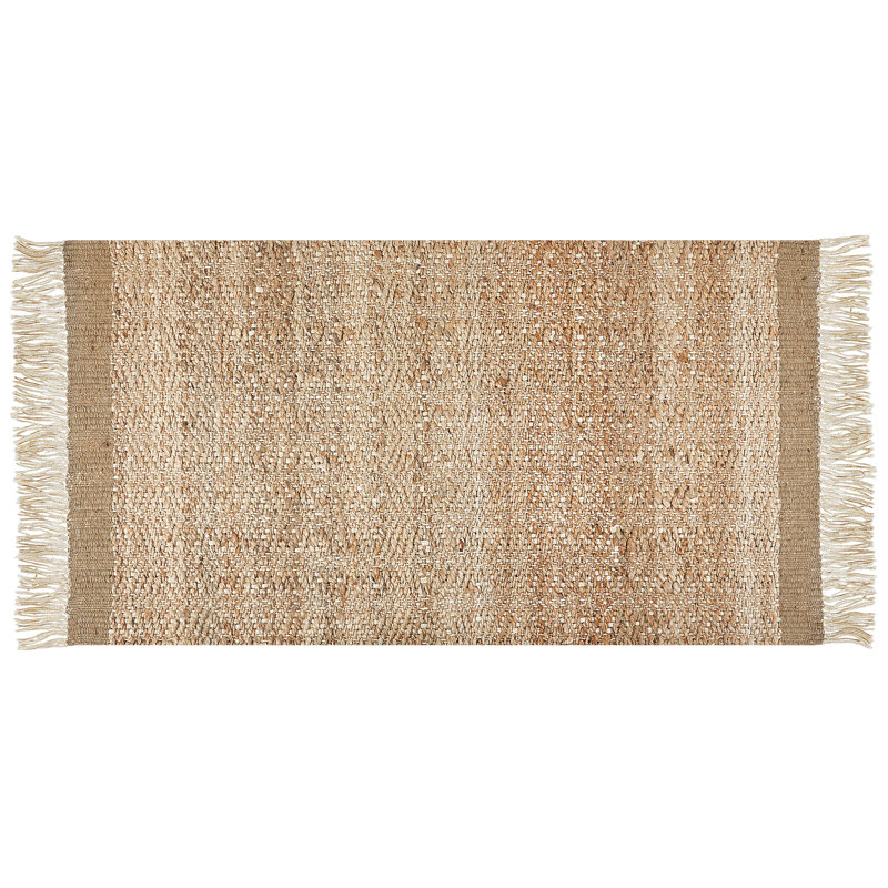 Merriwa Solid Colour Hand Woven Area Rug, Rectangle 80 x 150cm