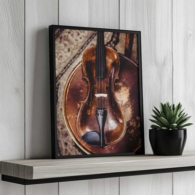 «Well-Aged Violin» par Jennifer Rigsby, reproduction d'art