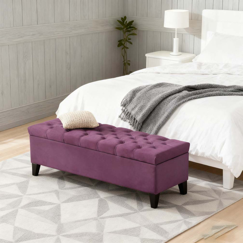 BANC DE RANGEMENT, Mauve