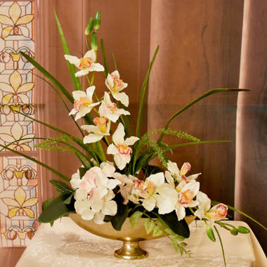 Primrue Orchid Arrangement in Vase | Wayfair