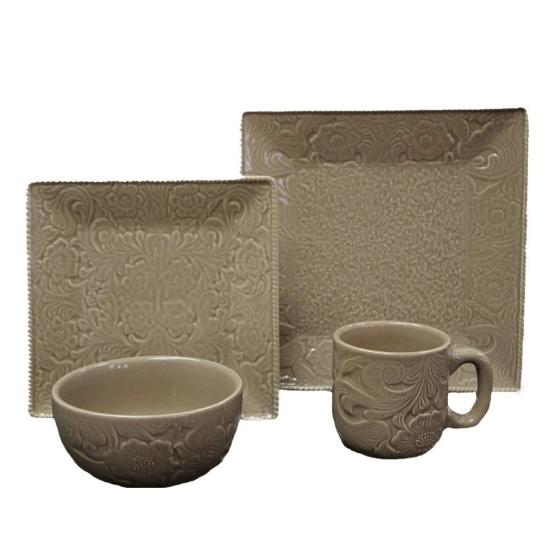 Service de vaisselle Savannah, Taupe