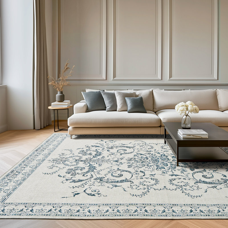 Laura Ashley Josette lavable à la machine Imagine, Rectangle 8' x 10'