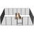 Multi-sized Metal Dog Exercise Pen Panels with 3 Doors-111054758
