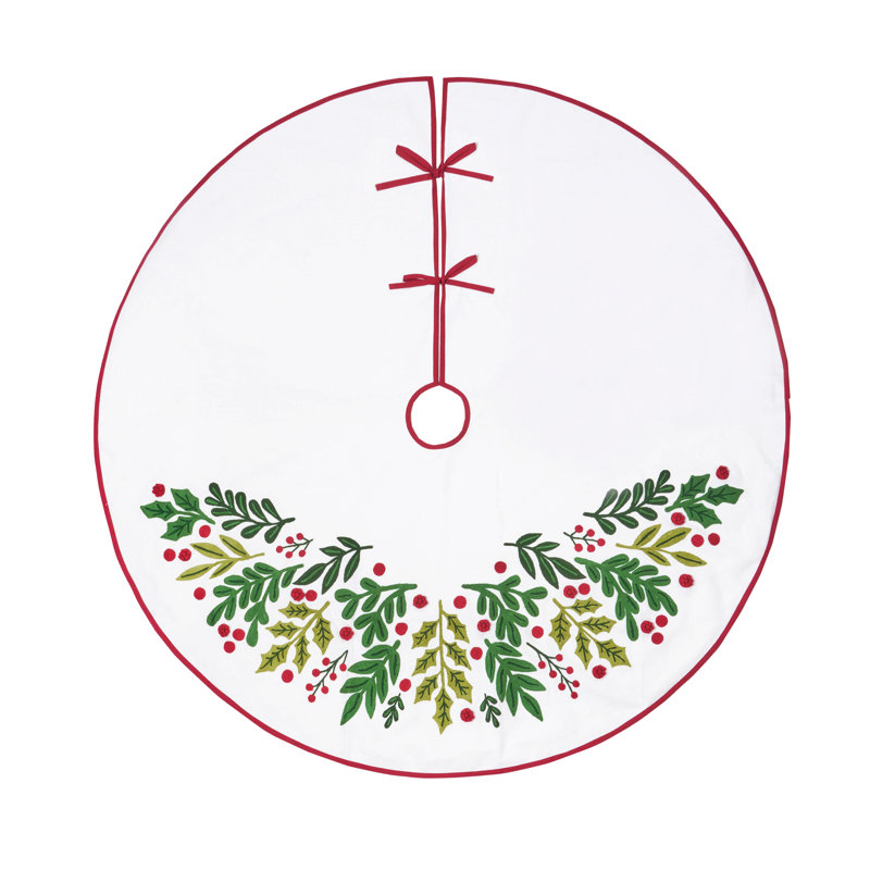 Jupe d'arbre de Noël botanique