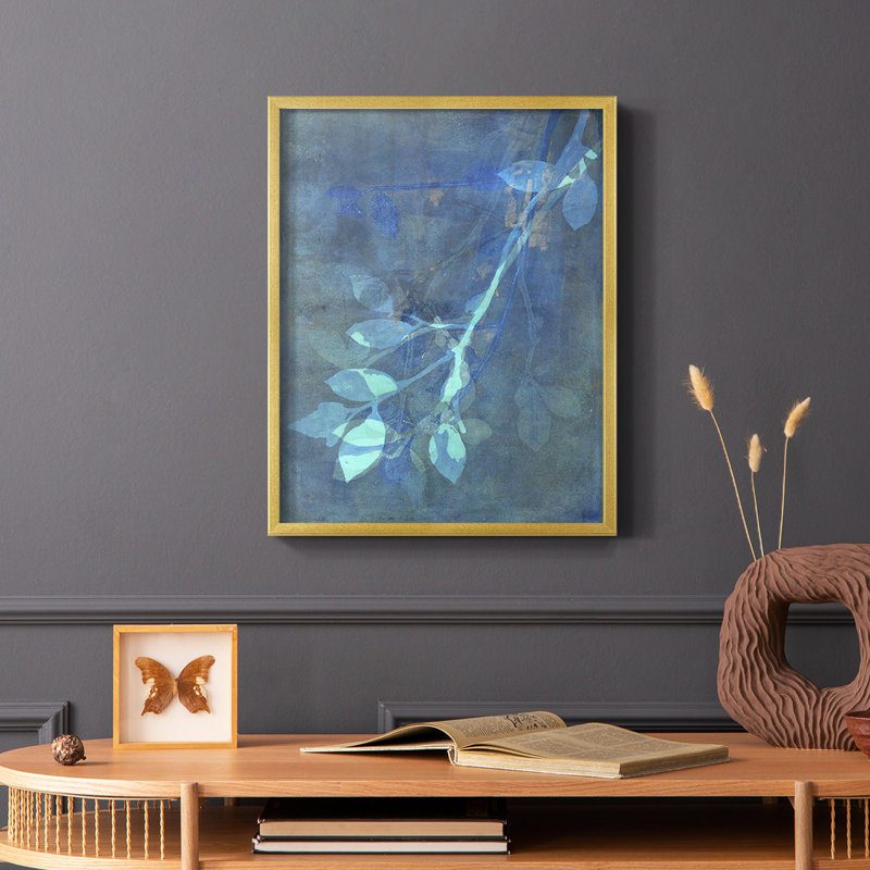 «Branching Out», reproduction encadrée en bois massif, Or, H 10 po x l 8 po