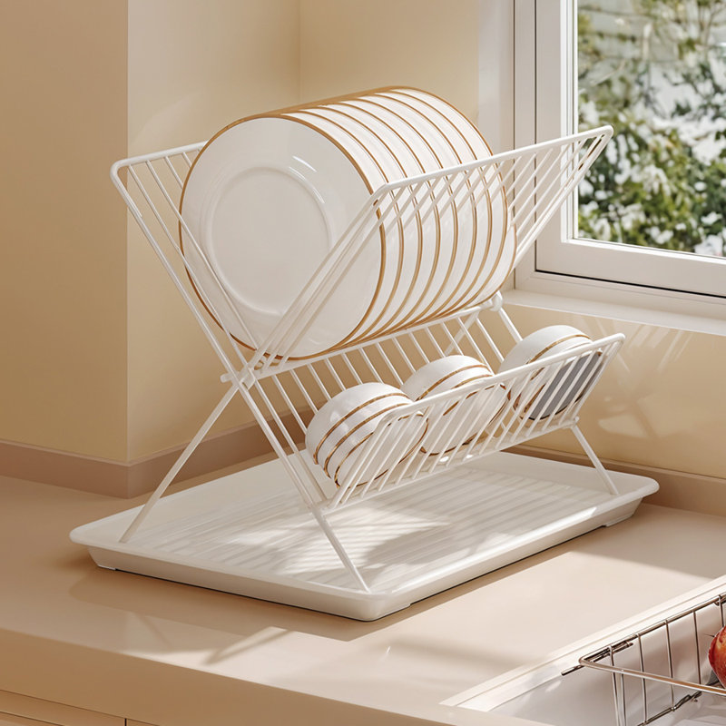 Dish Rack, White