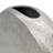 15" Silver Aluminum Round Disc Table Vase