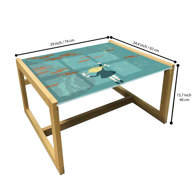 James-Martin Sled Coffee Table, 62cm H x 74cm W x 40cm D