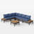 L-Shaped Rattan Outdoor Patio Sofa Set-200797397-200797401