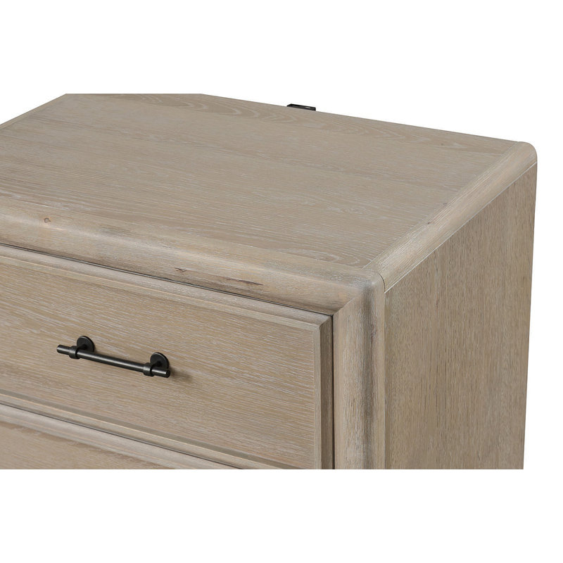 Table de chevet style transitionnel 1pc
