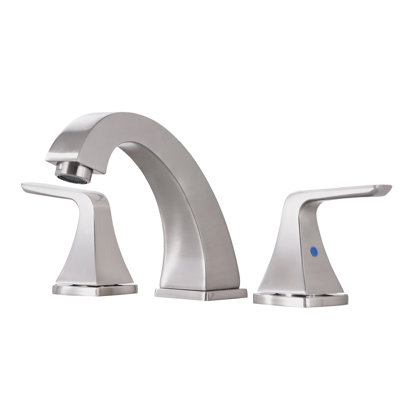 Widespread 2-handle Bathroom Faucet with Drain Assembly