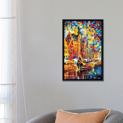 « Old dock » par Leonid Afremov, reproduction d’art
