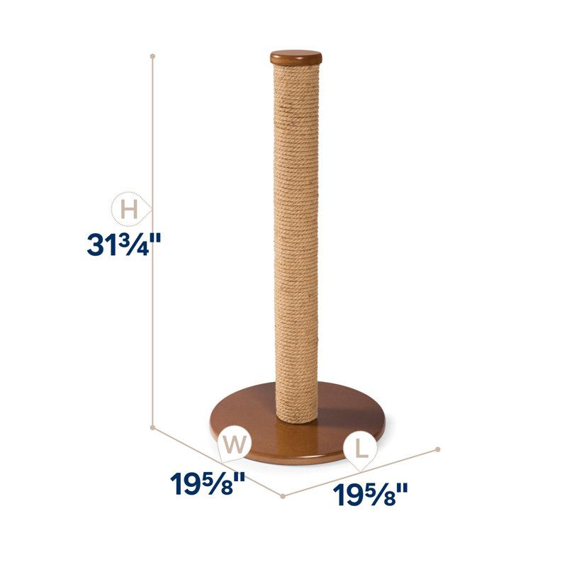 Borrego Scratching Post, Tall (32" H x 19.63" W x 19.63" D)