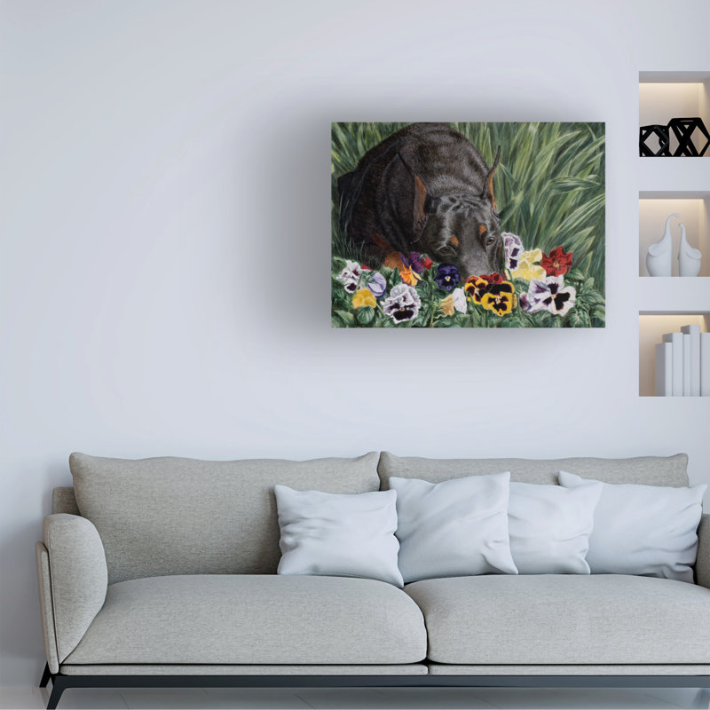 Œuvre sur toile «ologic bol »par Darlene Pavlovich, H 14 po x l 19 po