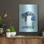 Art mural en métal Ivy Bronx «Camel Pose Moon» par Tim Parker-1786424686
